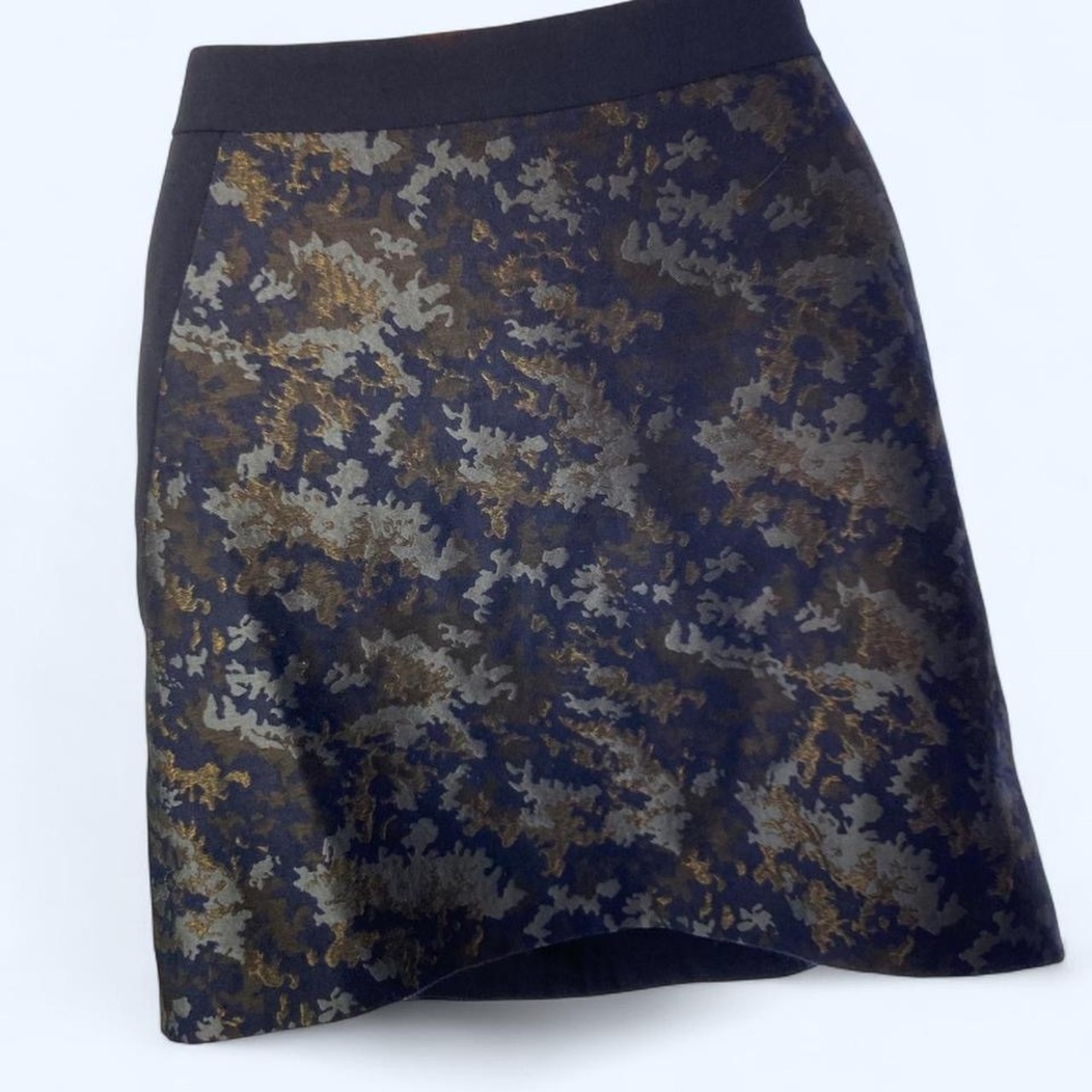 Judith & Charles gold and black camo skirt Size 6